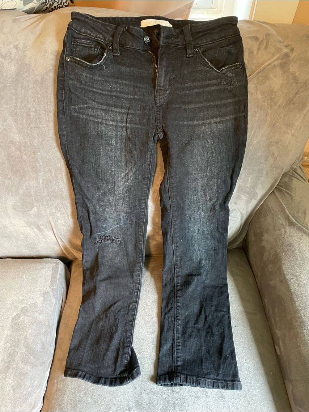 Eunina Lola Mid-Rise Cropped Bootcut